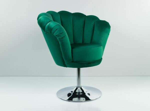 Sessel Loungesessel M-DEKO Modell LUX-1, Drehbar, Bezug aus Velours in vielen Farben erhältlich