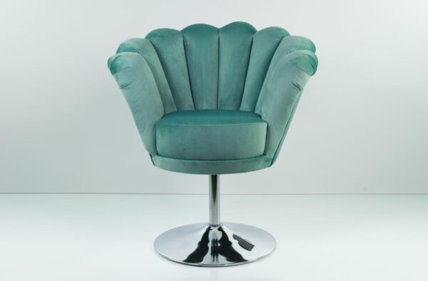 Loungesessel M-DEKO Modell LUX-1, Sessel mit Drehfunktion, Bezug aus Velours in vielen Farben erhältlich