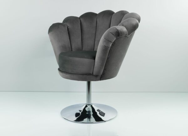 Sessel Loungesessel M-DEKO Modell LUX-1, Drehbar, Bezug aus Velours in vielen Farben erhältlich