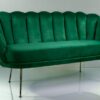 Sofa Loungesofa M-DEKO Modell LUX-4, Couch mit Bezug aus Velours in vielen Farben erhältlich