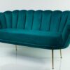 Sofa Loungesofa M-DEKO Modell LUX-4, Couch mit Bezug aus Velours in vielen Farben erhältlich