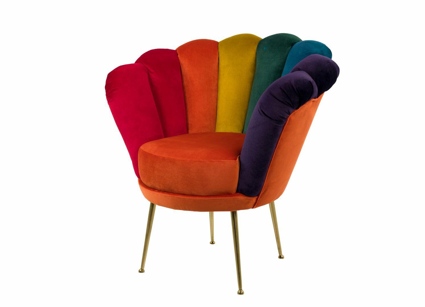 LUX-3 Regenbogen Sessel “Joker” orange » M-DEKO