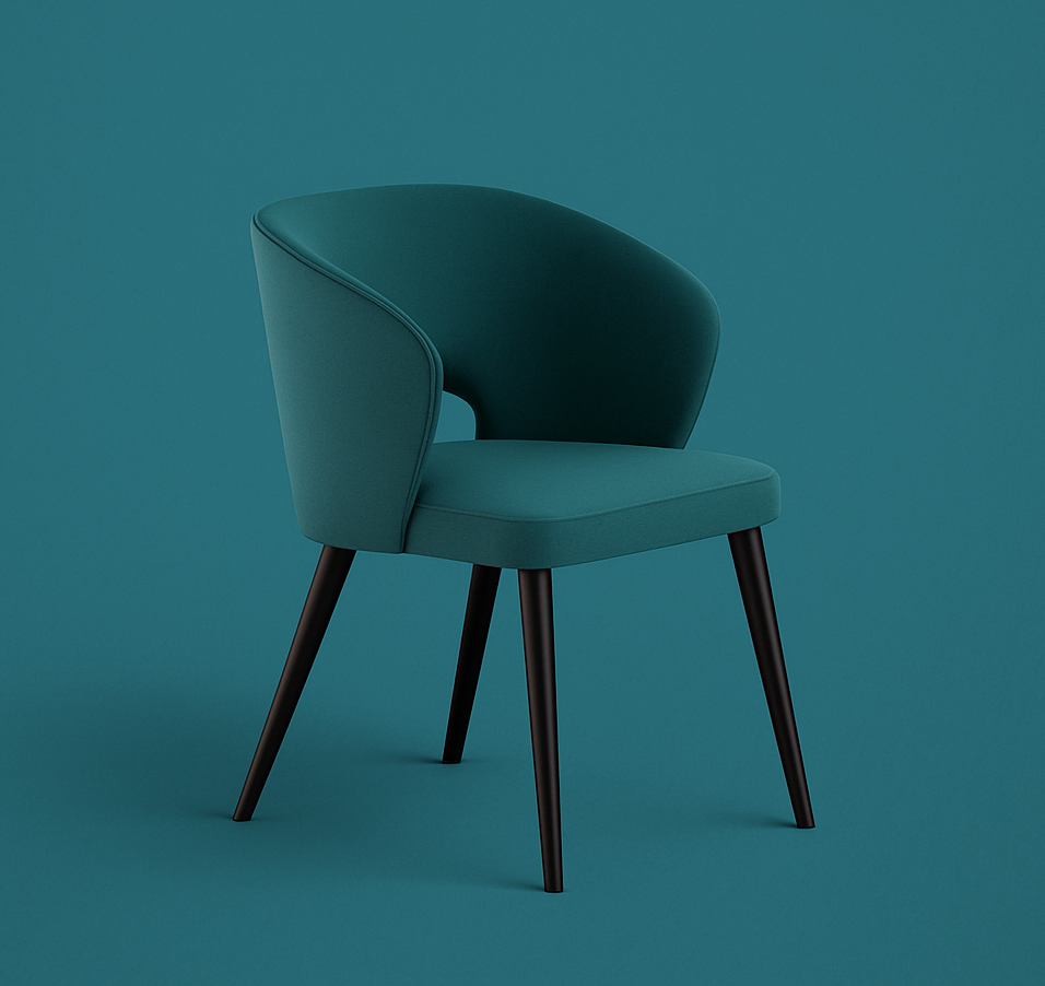 kr8-m-deko-stuhl-deluxe-gepolstert-beetle39-holzbeine-schwarz-7 Moderner Deko Stuhl Deluxe KR-8, gepolstert mit ergonomischer Rückenlehne und stabilen Holzbeinen – eleganter Designstuhl für Esszimmer, Wohnzimmer oder Cafeteria.