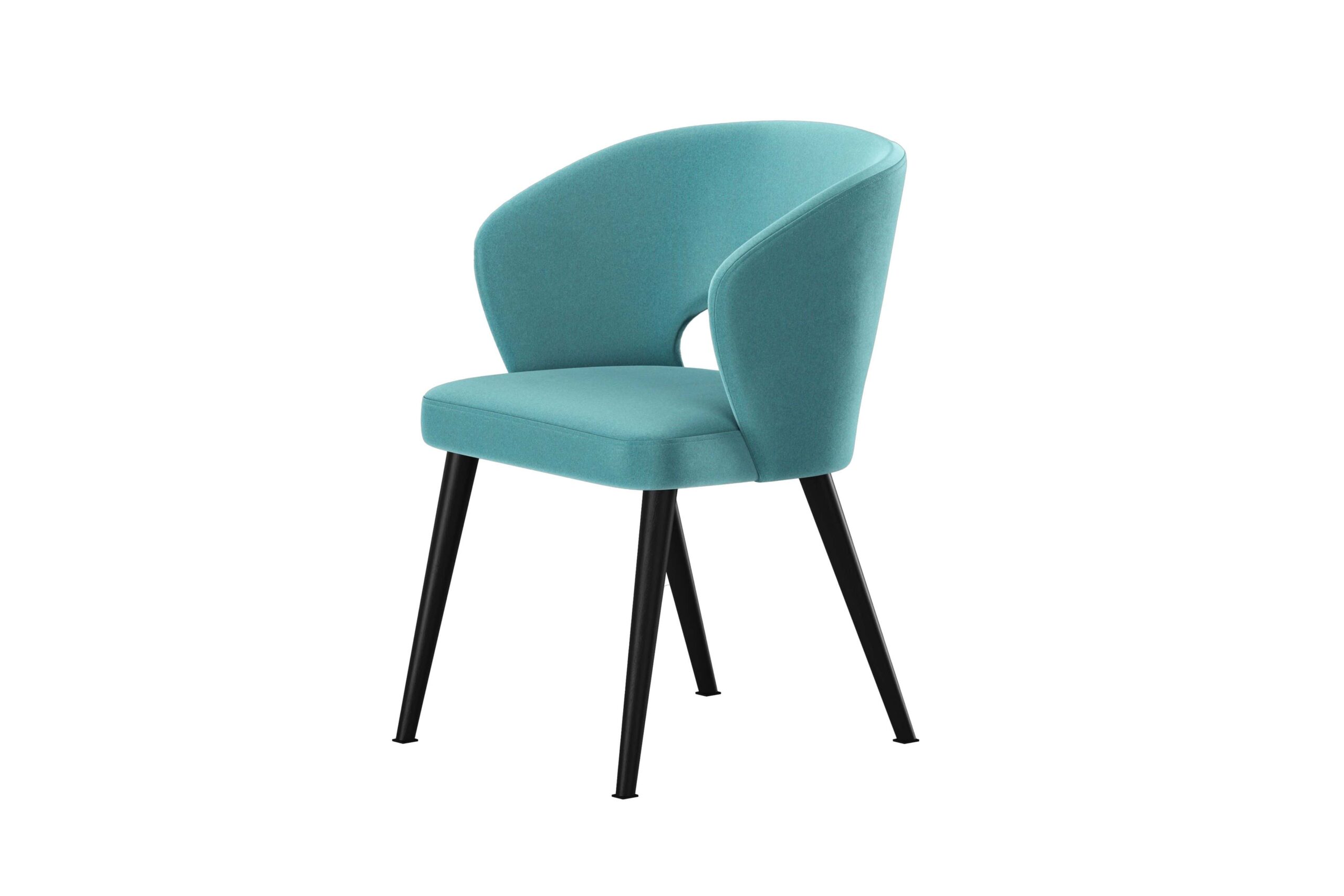 M-Deko Stuhl KR-8 Deluxe31 – Moderner gepolsterter Designstuhl mit Holzbeinen Moderner Deko Stuhl Deluxe KR-8, gepolstert mit ergonomischer Rückenlehne und stabilen Holzbeinen – eleganter Designstuhl für Esszimmer, Wohnzimmer oder Cafeteria.